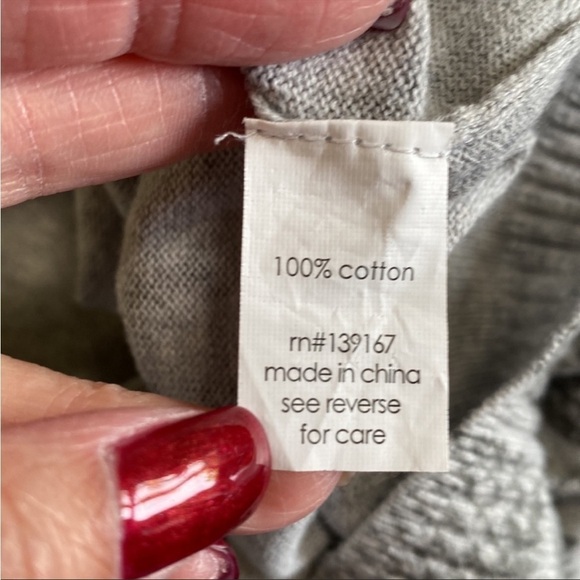 27 Miles Hilma Snakeskin Pullover Sweater Crewneck jumper Grey Slouchy Sz XS - Picture 9 of 10